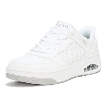 Imagem de Skechers Tênis masculino Uno Court - Acacia Hands Free Slip-ins, Branco, 10.5