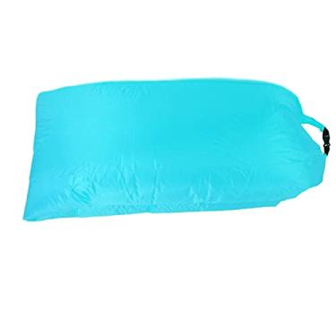 Imagem de CUOFYUNL Colchão de ar dobrável Cama de dormir inflável portátil para acampamento ao ar livre e festa de natação