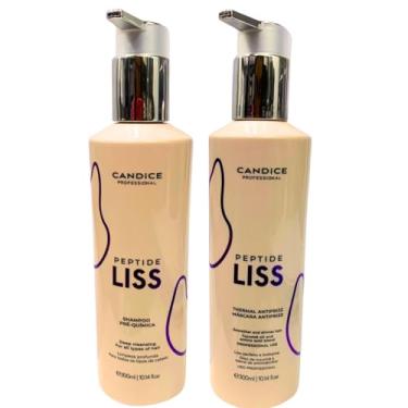 Imagem de Kit Escova Progressiva Peptide Liss 300ml Antifrizz S/ Formol Blend de Aminoácidos Liso Perfeito Brilho Maciez e Nutrição Capilar Profissional 300ml