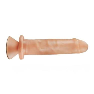Imagem de Pênis Realístico Maciço 17,4 X 4Cm Prótese Dildo Realista Textura Natural Penetrável PV003
