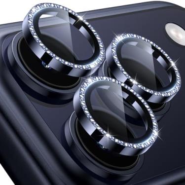 Imagem de Hoerrye Protetor de lente de câmera para telefone 17 Pro Max/17 Pro - [Top 9H + vidro temperado - grau militar de 3,5 m] Capa protetora de tela de câmera HD para iPhone, compatível com capa de iPhone