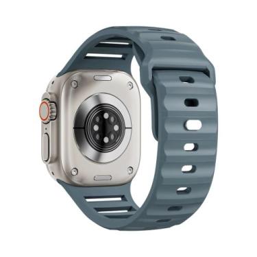 Imagem de Pulseira De Silicone Esportiva Para Apple Watch De 45mm, 44mm, 49mm, 4