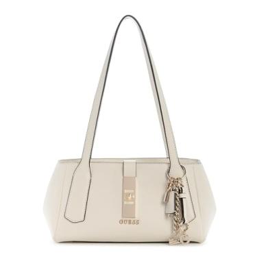 Imagem de GUESS Brooke Bolsa de ombro, off-white