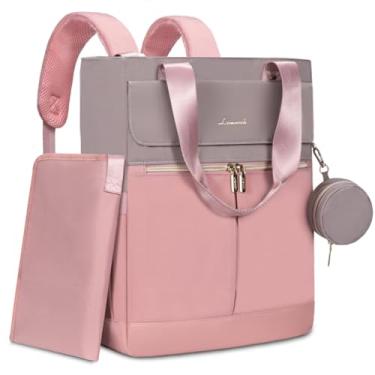 Imagem de LOVEVOOK Mochila para fraldas, bolsa de fraldas com bolsos isolados, bolsa de bebê para meninas e meninos com trocador de fraldas, bolsa grande para fraldas de bebê com capa para chupeta, mochila de