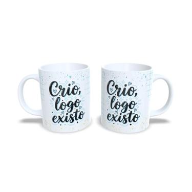 Imagem de Caneca cerâmica 325 ml com frases criativas (22820)