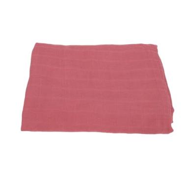 Imagem de Phefop Capa de Amamentação de Algodão Multifuncional, Capa Premium Macia e Respirável para Amamentação de Bebês Com Chaves de Pressão Ajustáveis, 120 X 85 Cm para Recém-nascidos, Meninos e Meninas (Vermelho Escuro)