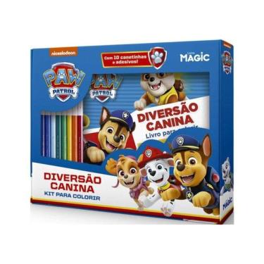 Imagem de Patrulha Canina - Diversão Canina Kit Para Colorir