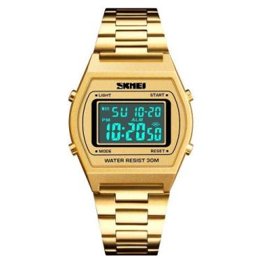 Imagem de Relógio Feminino Skmei 1328 Digital Esportivo Vintage Preto
