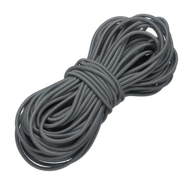 Imagem de PATIKIL Cordão elástico elástico, corda elástica de 1/20.3 cm x 49' resistente de poliéster para caiaque corda elástica para caiaque lona gravata barco barraca acampamento artesanato faça você mesmo
