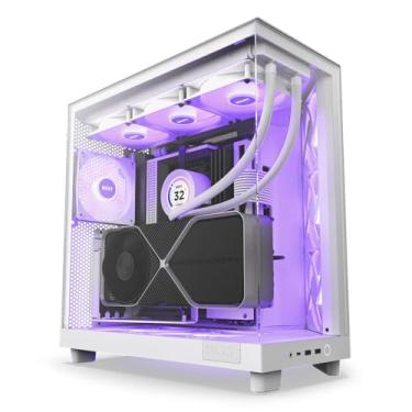 Imagem de Gabinete NZXT H6 Flow RGB Branco