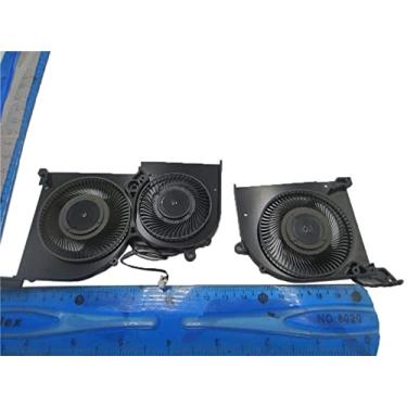 Imagem de Ventoinha para CPU/GPU de laptop para MSI GS76 Stealth 11UE 11UG 11UH MS-17M1 MS17M1 (Nova)