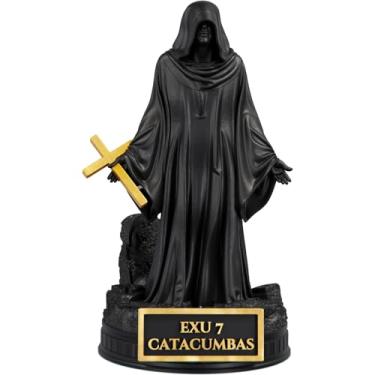 Imagem de Estátua Exu 7 Catacumbas Imagem Umbanda Candomblé (Cor Aurum Noctis)