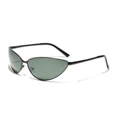 Imagem de JRLLFD Óculos de sol retrô femininos vintage polarizados masculinos com armação de metal UV400 (1)