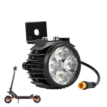 Imagem de SUNGOOYUE Farol de Bicicleta Elétrica, Farol de Scooter Elétrico ABS para G2 Pro Max, de LED Com Combinação de Buzina, Substituição de Luz Frontal Brilhante para Deslocamento Urbano