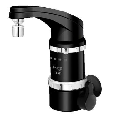 Imagem de Torneira Elétrica Bica Alta Móvel 4t De Parede Elegance Fame - Preta Voltagem:220v 220v