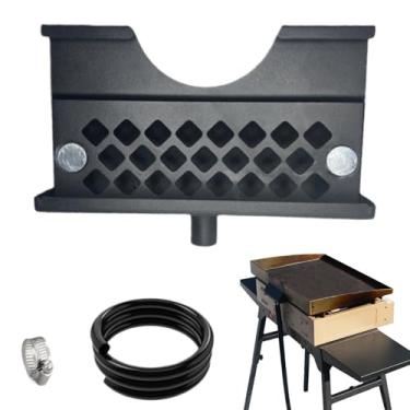 Imagem de Funil De Drenagem De Gordura - Cozinha ao Ar Livre Reutilizável,Funil de com Grampo Captador de Gordura - para Entusiastas de Churrasco Anfitriões e Chefs de Fim de Semana no Quintal