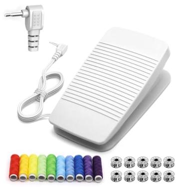 Imagem de Controle de pedal de substituição para máquina de costura Brother FC-322 XC8816-021, garantia de compatibilidade com Brother CS5055prw CS6000i CS7000i CE1100prw CE5000prw CE8080prw SQ9185 SQ9285 SE600