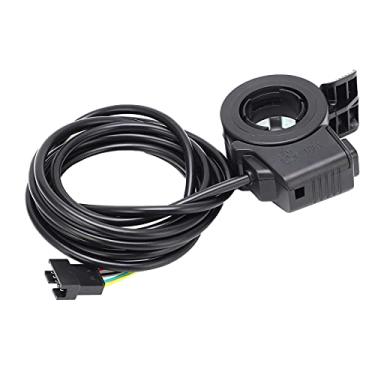 Imagem de KIMISS Alça do Acelerador do Polegar da Bicicleta - Aperto de Regulação de Velocidade da Bicicleta Elétrica à Prova d'água para Elétricas e Scooters de 22 Mm de Diâmetro, Acessório Acelerador