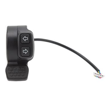 Imagem de KIMISS Acelerador de Polegar para Scooter Elétrico Com Interruptor de Direção Duplo - 109 S2L para Bicicletas Elétricas e Bicicletas | Fácil de Instalar, Material ABS, Baixa Taxa de Falhas
