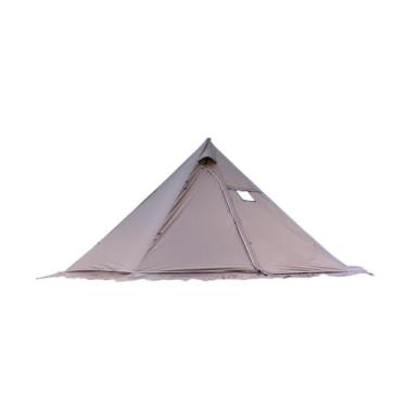 Imagem de Lona de toldo de acampamento durável, à prova d'água, leve para uso multiuso de tenda ao ar livre (lençol marrom)