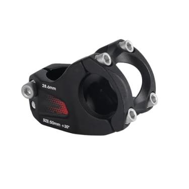 Imagem de Mesa de alumínio para bicicleta com ângulo de 30° e diâmetro de 50 mm (28,6 x 31,8 mm). Compatível com bicicletas DM XC MTB.(50-003)