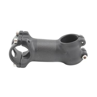 Imagem de Mesa de bicicleta de estrada/montanha em liga de alumínio fosco com fibra de carbono, ângulo de 6 a 17 graus, 31,8 x 60-120 mm(17 degree 80mm)