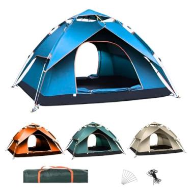 Imagem de Barraca Camping 6 Pessoas Impermeável Monta Sozinha (Verde)