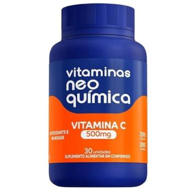 Imagem de Suplemento Alimentar Vitamina C 500mg Vitaminas Neo Química 30 comprimidos