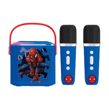 Imagem de Candide, Caixa de Som, Homem-Aranha, Bluetooth, Acompanha Microfones - Com Função Karaokê