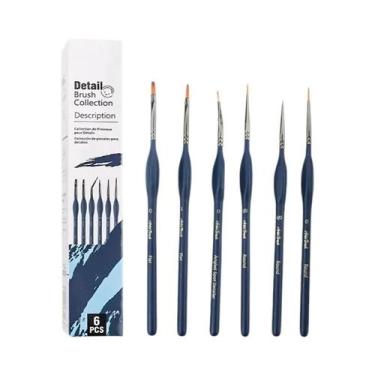 Imagem de Caneta De Contorno De Nylon Super Fina Para Acrílico, Aquarela E Gouac