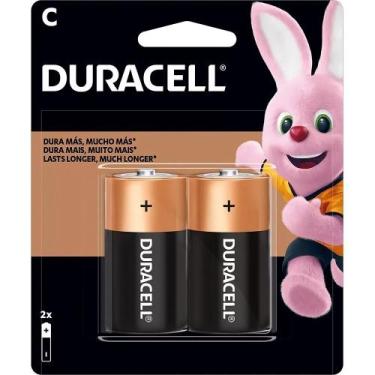 Imagem de Pilha Alcalina Duracell Tipo C - 2 Unidades