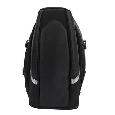 Imagem de KIMISS Bolsa Traseira para Motocicleta – Mochila Expansível à Prova d'água para Armazenamento de Bagagem para Assento Traseiro, Capacidade de 14,5 a 18,5 L, Ajuste Universal para a Maioria das