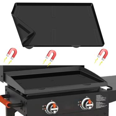 Imagem de Hydream 22 Polegada Griddle Esteira de Silicone para Pretostone, Capa Protetora Magnética para Pretostone Esteiras Griddle Top Cobre Protetor Ao Ar Livre-Preto