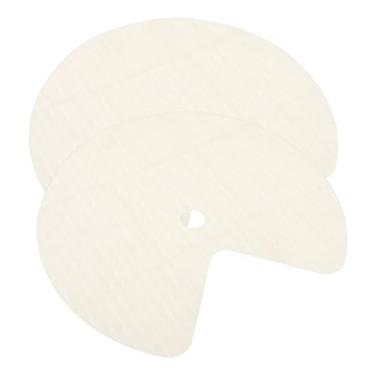 Imagem de Garneck 2 peças de forro de prateleira não adesivo Lazy Susan redondo antiderrapante para prateleiras de canto tapetes de gaveta de geladeira e almofadas de armazenamento de despensa fáceis de limpar