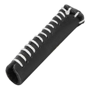 Imagem de Estink Tampa de Ponta de Taco de Sinuca, Acessórios Protetores de Taco de Bilhar Em Couro, Fácil de Deslizar na Ponta do, Com Material Resistente e Durável, para Tacos (BLACK)