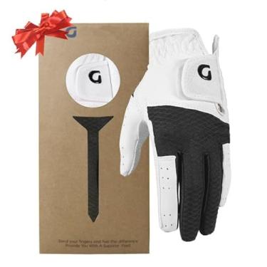 Imagem de Luva de golfe juvenil, mão esquerda, luvas de golfe infantis para meninos e meninas (branca, GG (idade 14-16))