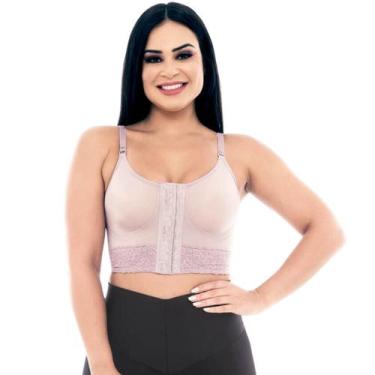 Imagem de Kit Sutiã Compressivo Pós Cirúrgico Sustentação Fita Adesiva para Cica