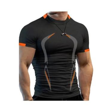 Imagem de Camiseta Masculina De Secagem Rápida E Respirável Para Academia, Roupa