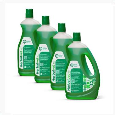 Imagem de 4 Un Herbalvet Desinfetante Higiene Ambientes 4 Litros Cães