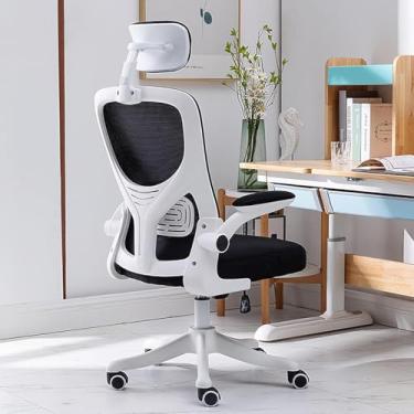 Imagem de Cadeira De Escritório, Cadeira De Jogos, Cadeira De Computador, Cadeira Ergonômica Para Jogos Com Rodas, Cadeira De Escritório Doméstico De Malha, Suport, Black B, 50x52x55cm(20x20x22in)