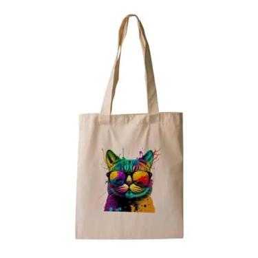 Imagem de Sacola Eco.bag Gato Colorido Color