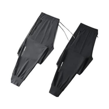 Imagem de Calças De Corrida Masculinas De Verão Slim Fit De Secagem Rápida Em Se