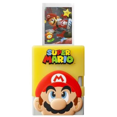 Imagem de Fujifilm Instax Mini Link 3 com capa de silicone com design de bloco