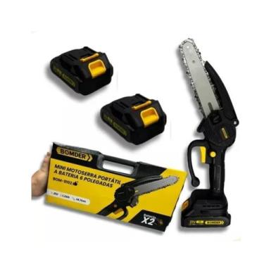 Imagem de Mini Motoserra Portatil Bateria 6 Pol 21V Bom9102 Bomvink
