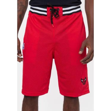 Imagem de Bermuda NBA Sintética Team Logo Chicago Bulls Masculino-Masculino