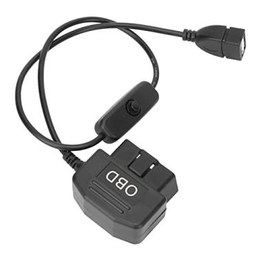 Imagem de Cryfokt Obd2 Macho Plug Compacto Usb Carregador de Energia Cabo para Carro 18.9 "adaptador Obd Universal para Gravador Condução e Navegador Gps