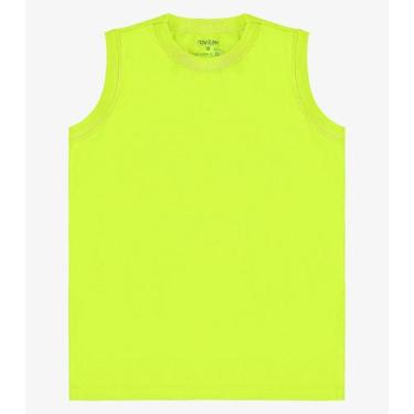 Imagem de Regata Básica Infantil Masculina Rovi Kids Verde, 16, Verde