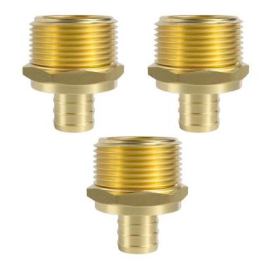 Imagem de Adaptador rosqueado macho PEX 3/4 x 1 NPT Crimp Fitting SUNGATOR