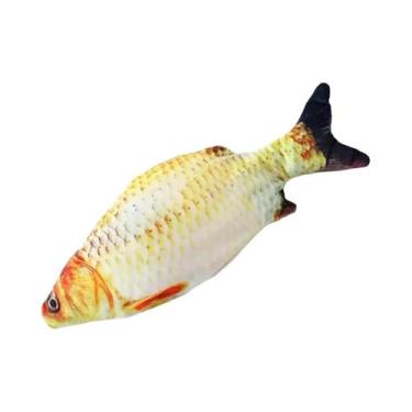 Imagem de Brinquedo Elétrico Para Gatos Com Carregamento USB, Simulação De Peixe