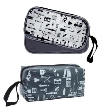 Imagem de Kit Bolsa Enfermagem Esteto E Aparelho Pressao Luxo Top - Love Saúde, 